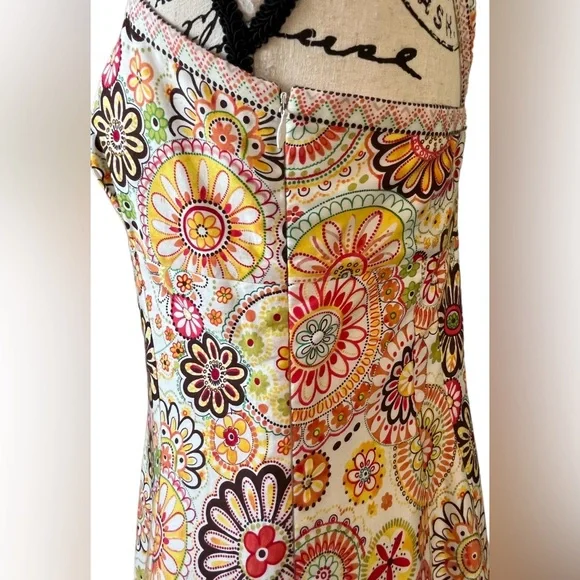 Harold's Cream Pink  Dress Sweetheart Neck Sleeveless size 12 - Picture 7 of 10